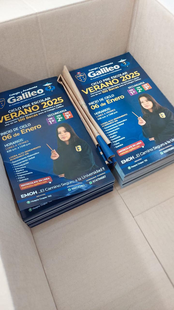 Revista Colegio y Academia Galileo, ciclo preescolar verano 2025